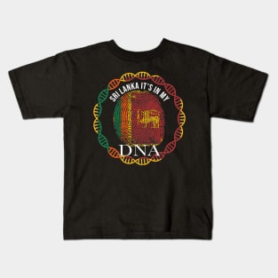 Sri Lanka Its In My DNA - Gift for Sri Lankan From Sri Lanka Kids T-Shirt